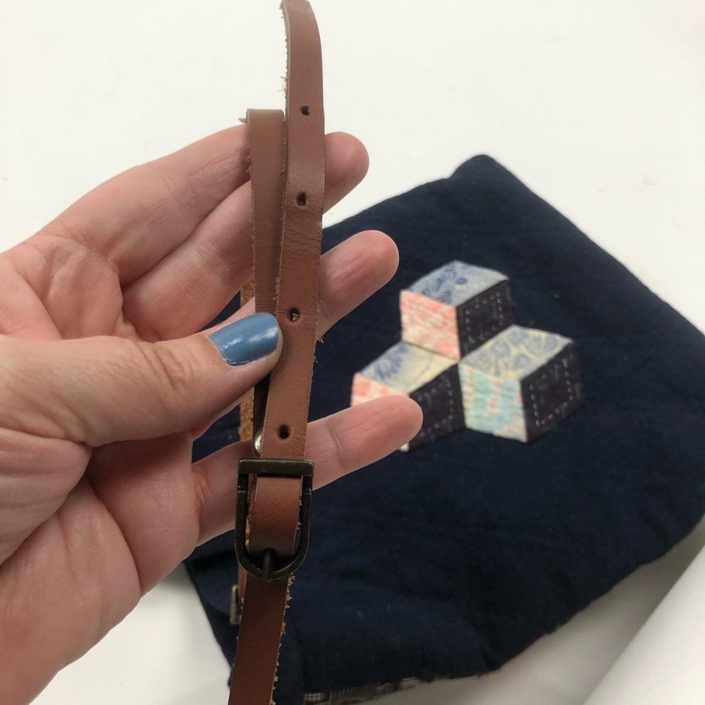 Vintage Quilted Patchwork Handmade Crossbody Bag … - image 8